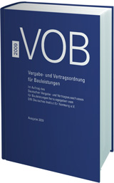 VOB 2009 - Vergabe- und Vertragsordnung für Bauleistungen - Gesamtausgabe VOB 2009 - Vergabe- und Vertragsordnung für Bauleistungen - Gesamtausgabe