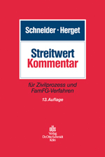 Streitwert-Kommentar Streitwert-Kommentar