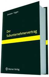 Der Subunternehmervertrag Der Subunternehmervertrag