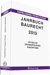 Jahrbuch Baurecht 2013