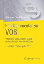 Handkommentar zur VOB Handkommentar zur VOB