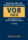 Ganten/Jansen/Voit: Beck'scher VOB-Kommentar, Vergabe und Vertragsordnung für Bauleistungen Teil B